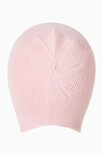 Openwork Bonnet in Wool