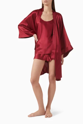 طقم كاميسول بيلا حرير وستان