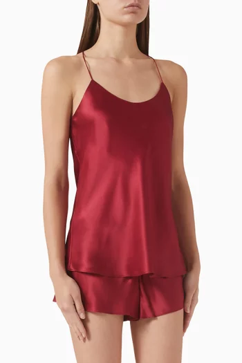 طقم كاميسول بيلا حرير وستان