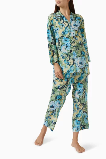 Casablanca Pyjama Set in Silk Crepe de Chine