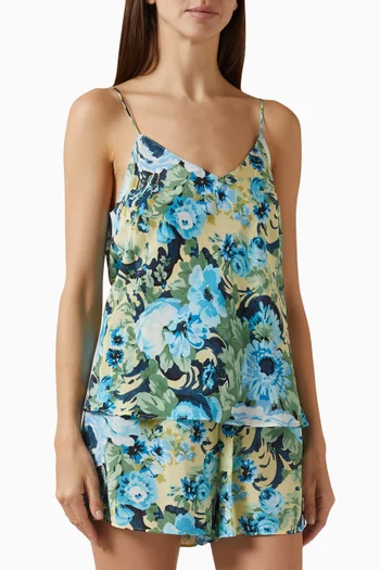 Elle Camisole Set in Silk Crepe de Chine