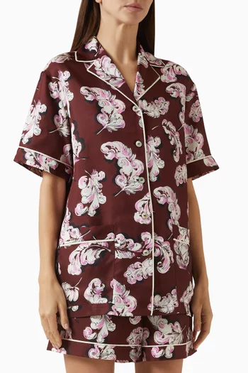 Ingo Pyjama Set in Silk Twill