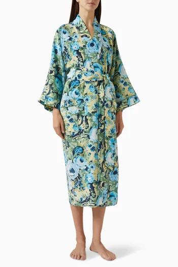 Sabine Robe in Silk Crepe de Chine