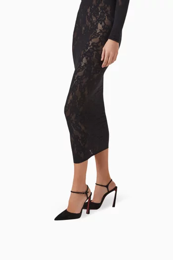 حذاء كلاسيك كوندورا ريفيرا بكعب 86 مم جلد عجل مخملي