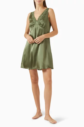 Alessia Mini Dress in Silk