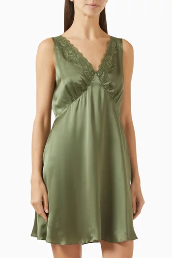 Alessia Mini Dress in Silk