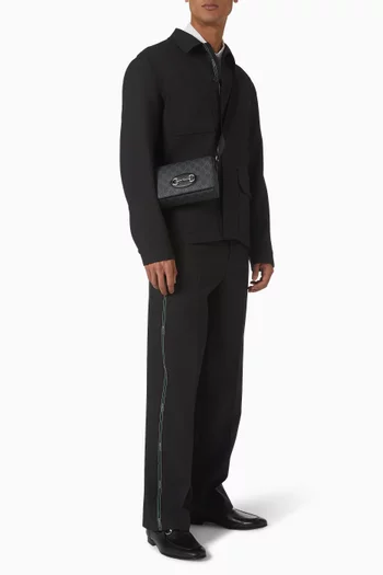 Mini Horsebit 1955 Shoulder Bag in GG Supreme Canvas