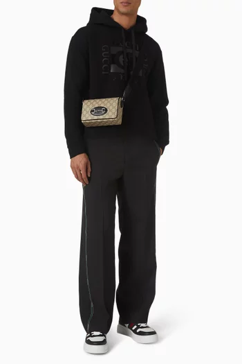 Mini Horsebit 1955 Shoulder Bag in GG Supreme Canvas