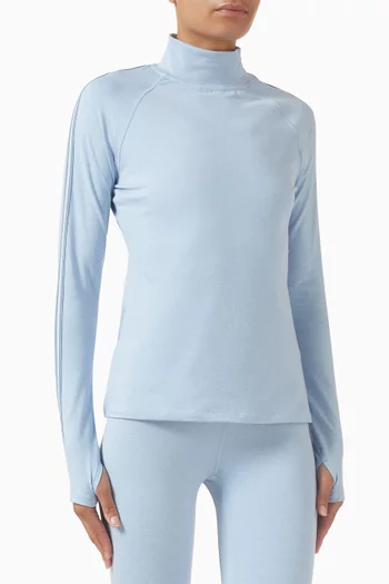 سترة أولويز وورم بياقة عالية