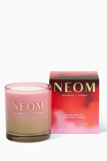 شمعة معطرة سباركلينج جوي بفتيل واحد، 185 غرام