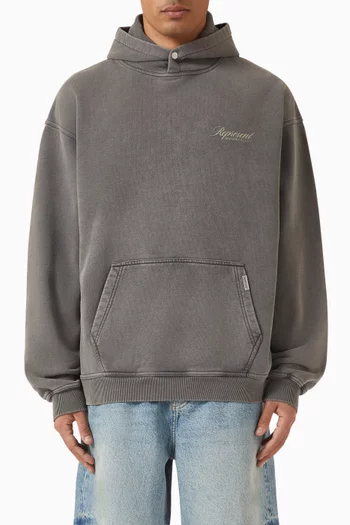 كنزة بغطاء رأس بشعار Owners Club‏ قطن وجيرسيه