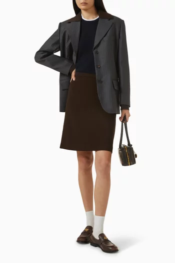 سترة بفتحة رقبة مستديرة كشمير