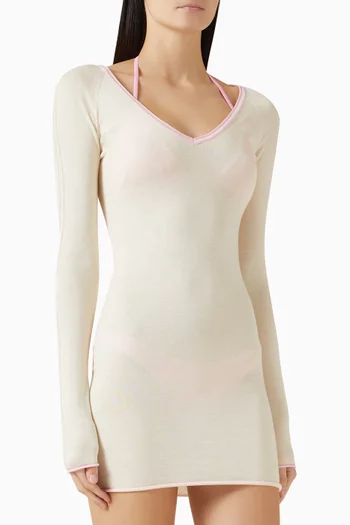 Sunday Best Mini Dress in Angel Knit