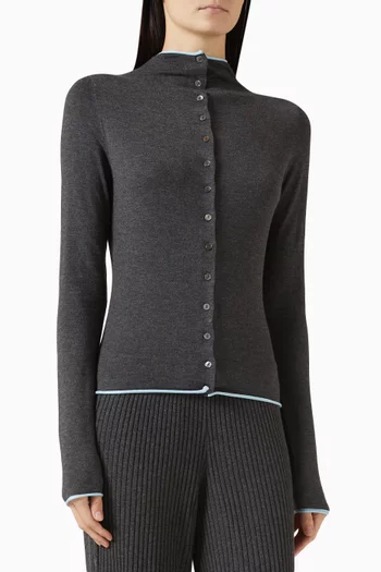 Leo Cardigan in Angel Knit