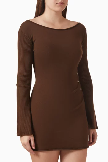 Elsa Mini Dress in Cloud Knit Fabric