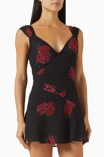 Lunarose Mini Dress in Chiffon