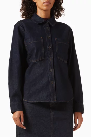 The Polished Shirt in Denim