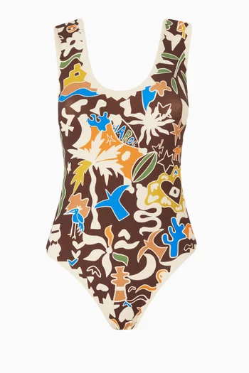 لباس سباحة ماروك قطعة واحدة