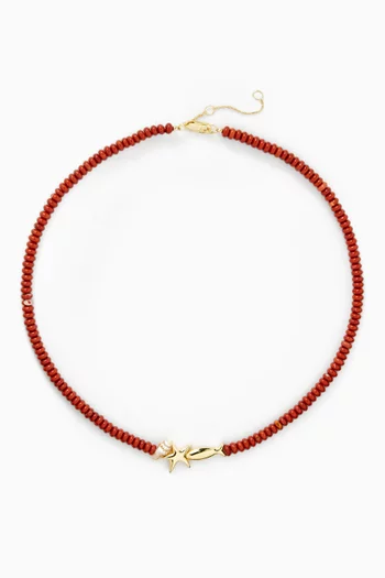 قلادة كيثريا مزينة بالخرز