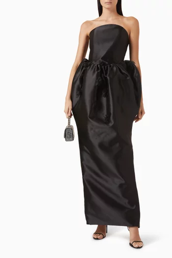 Vienna Puff-waist Gown in Mikado