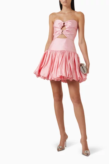 فستان سيل دي تيه قصير حرير تفتا