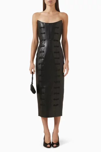 فستان جونو مزين بعقد