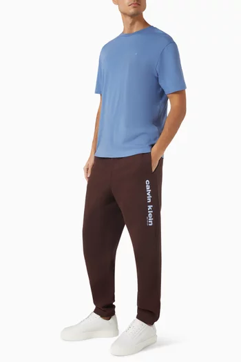 Retro Graphic Sweatpants in Cotton-blend