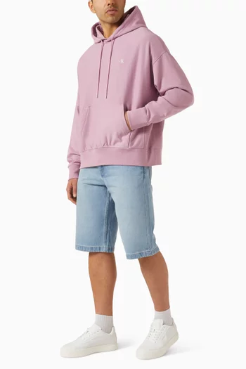 كنزة بغطاء رأس فاخرة بقصة فضفاضة صوف