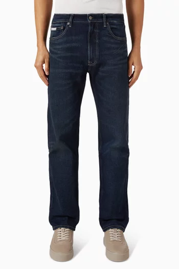 Straight Gilded Rinse Jeans in Denim