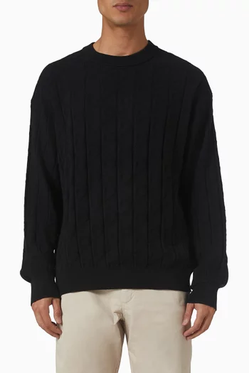 Printed Sweater in Cotton