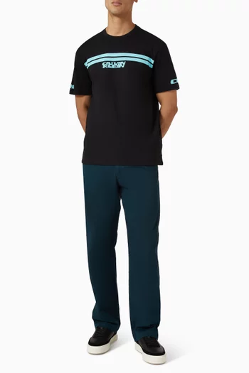 تي شيرت بطبعة قطن