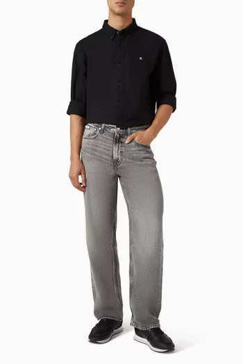 قميص أكسفورد كلاسيكي قطن