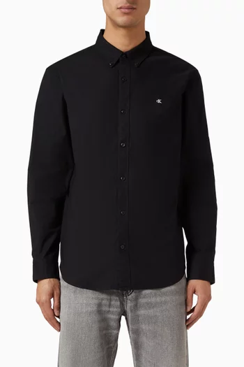 قميص أكسفورد كلاسيكي قطن