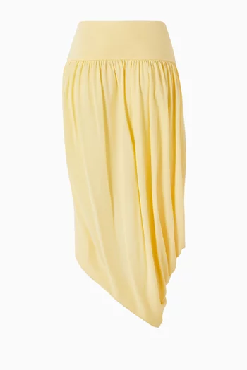 تنورة بتصميم ملفوف جيرسيه