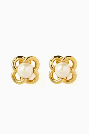 1980s Pearl Clip-on Earrings