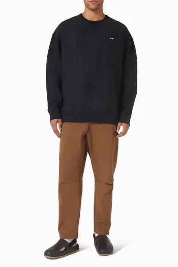 Solo Swoosh Crewneck Sweatshirt in Fleece