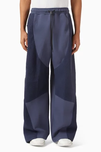 بنطال بحواف مفتوحة صوف معالج من مجموعة بورياس