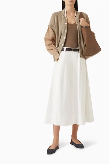 English Rib Cardigan in Cotton