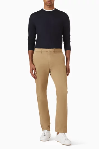 سترة بفتحة رقبة مستديرة حرير وكشمير