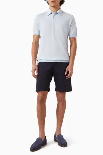 تي شيرت بولو منسوج من القطن