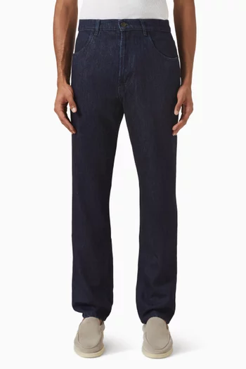 Tapered-fit Jeans in Denim