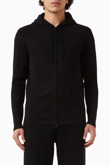 Zip Hoodie in Cashmere