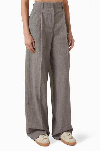 Naomi Wide-leg Pants in Wool