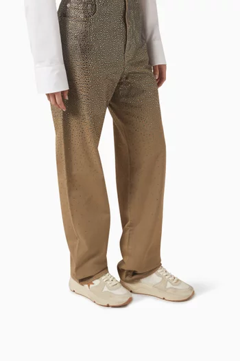 Running Sole Sneakers in Suede