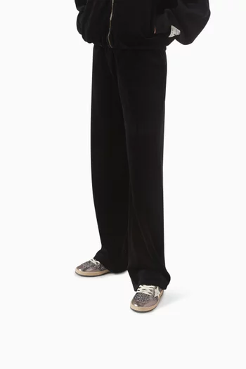 سنيكرز بول ستار قماش مزين بغليتر