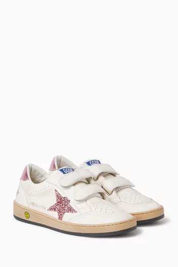 Ball Star Strap Sneakers in Nappa Leather