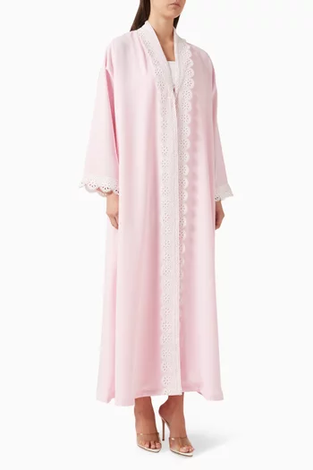 عباية بقصة زينة كريب بوليستر