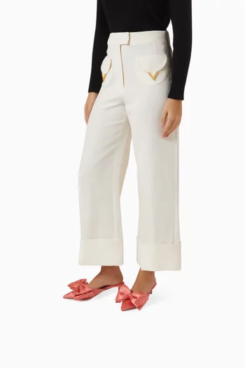 Yolande 45 Bow Mules in Silk Satin