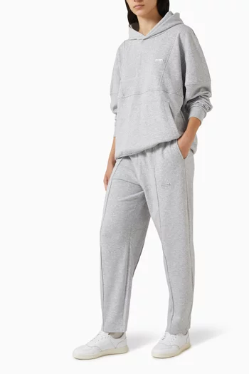 Barrel-leg Sweatpants in Cloud Fleece