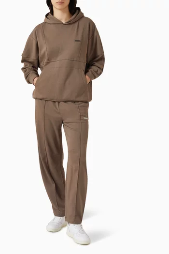 Barrel-leg Sweatpants in Cloud Fleece